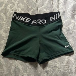 Nike Pro Green Shorts